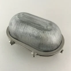 Außenleuchte Wand Messing Glas E27 IP64 Maritim THERA