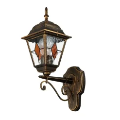 Außenleuchte Wand Rustikal in Kupfer antik IP44 E27