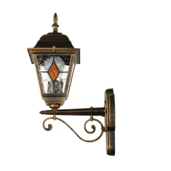 Außenleuchte Wand Rustikal in Kupfer antik IP44 E27