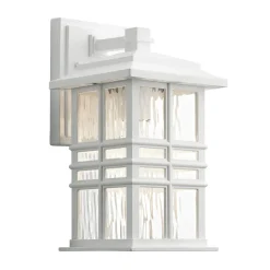 Außenleuchte Wand Weiß IP44 E27 Rustikal Laterne