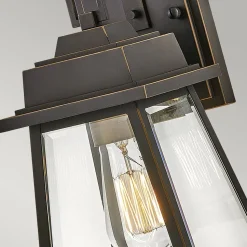 Außenleuchte Wand wetterfest H: 36,2 cm IP44 E27 Vintage