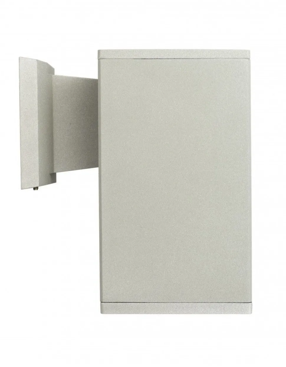 Außenwandlampe Aluminium eckig in Silber E27 IP54