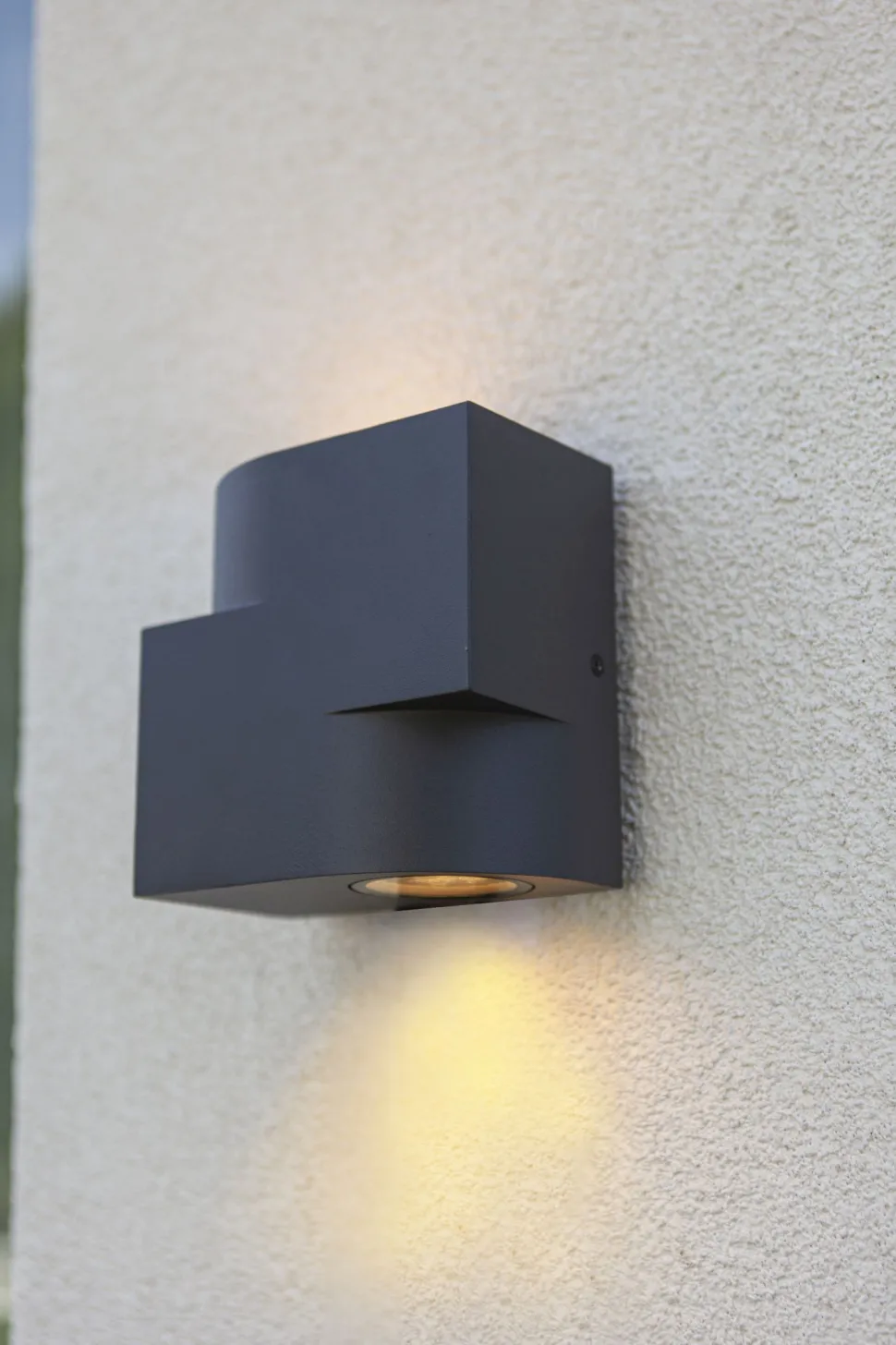 Außenwandlampe Aluminium GU10 IP44 Anthrazit Modern