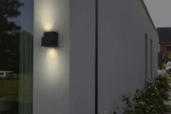 Außenwandlampe Aluminium GU10 IP44 Anthrazit Modern