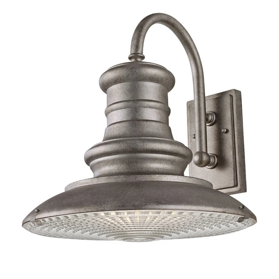 Außenwandlampe Aluminium Glas IP44 Industrie Design E27