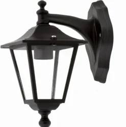 Außenwandlampe Aluminium IP44 Schwarz Rustikal elegant