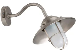 Außenwandlampe Echt-Messing IP43 Maritim wetterfest