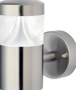 Außenwandlampe Edelstahl GU10 IP44 H: 15,5 cm 450 lm