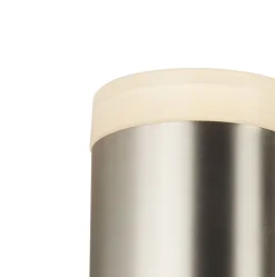 Außenwandlampe LED Up Down in Silber IP44 3000 K H: 17 cm