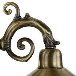 Außenwandlampe Messing Glas Haus Hof Rustikal