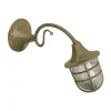Außenwandlampe Messing Glas E27 IP44 Maritim IOLAS