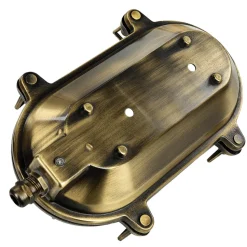 Außenwandlampe Messing Maritim IP64 Haus Terrasse