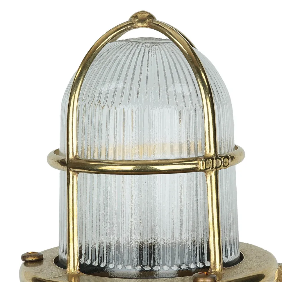 Außenwandlampe Messing Maritim IP64 Hof Terrasse