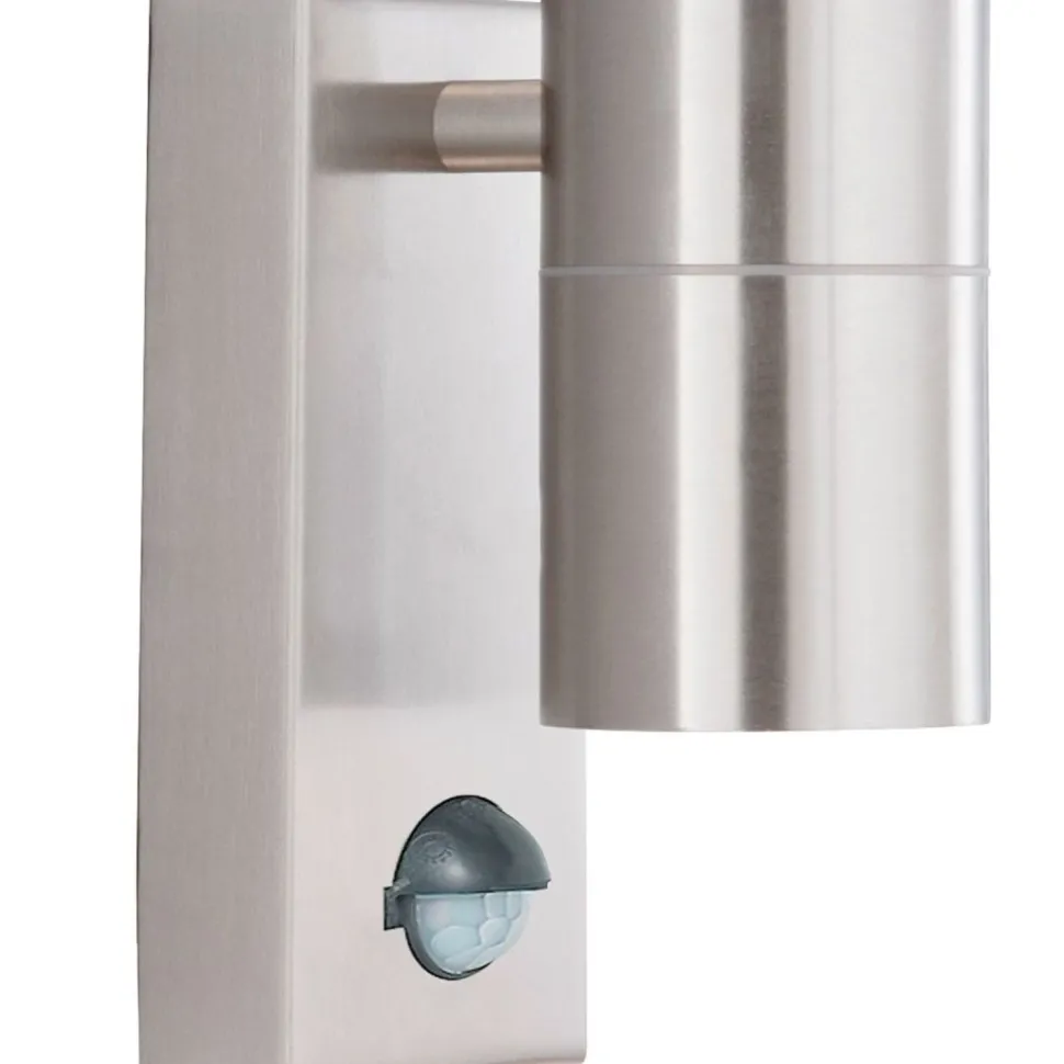 Außenwandlampe mit Bewegungssensor Metall GU10 IP44