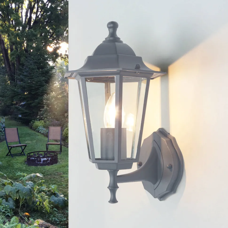 Außenwandleuchte Anthrazit Rustikal PARIS