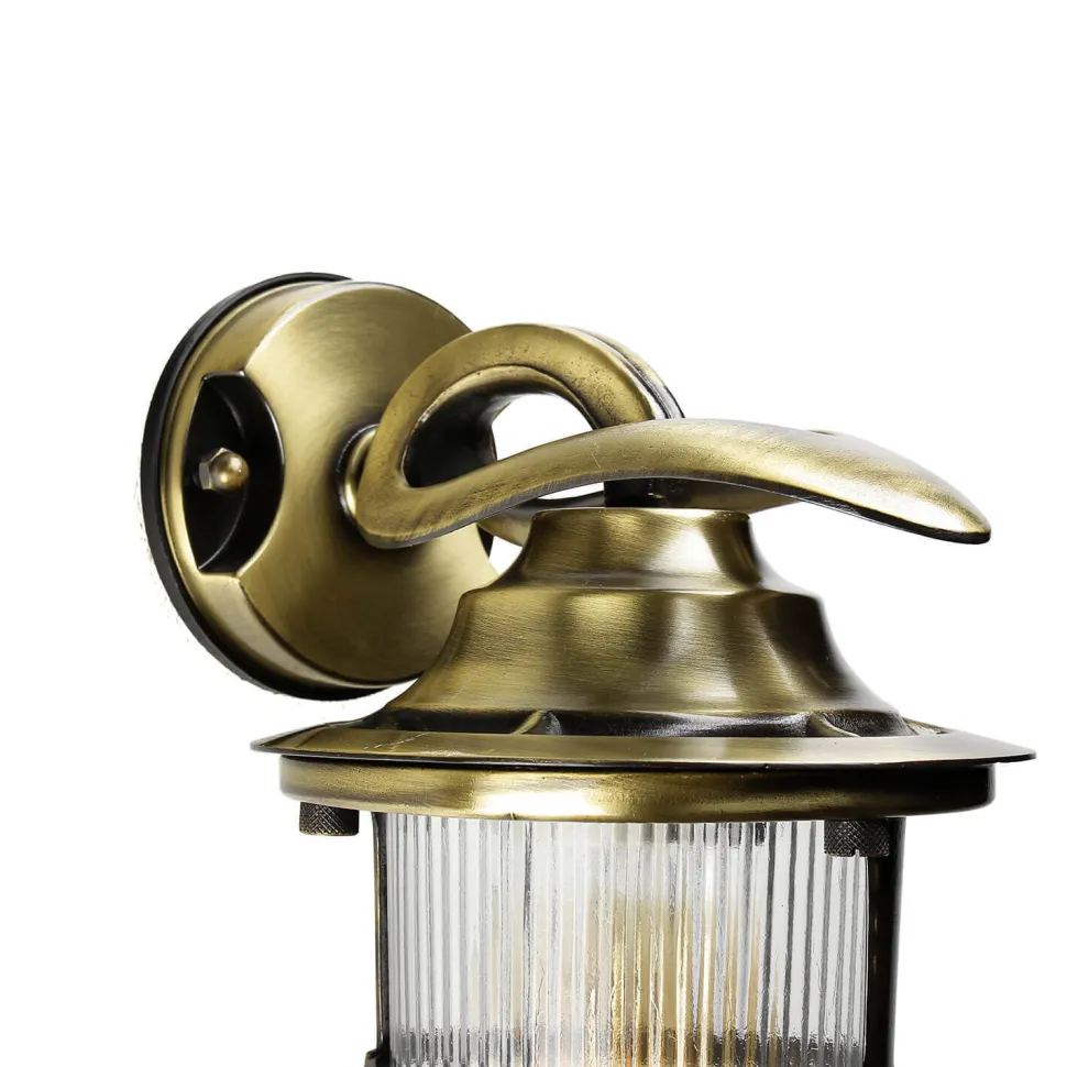 Außenwandleuchte Antik aus Echt-Messing KORFU