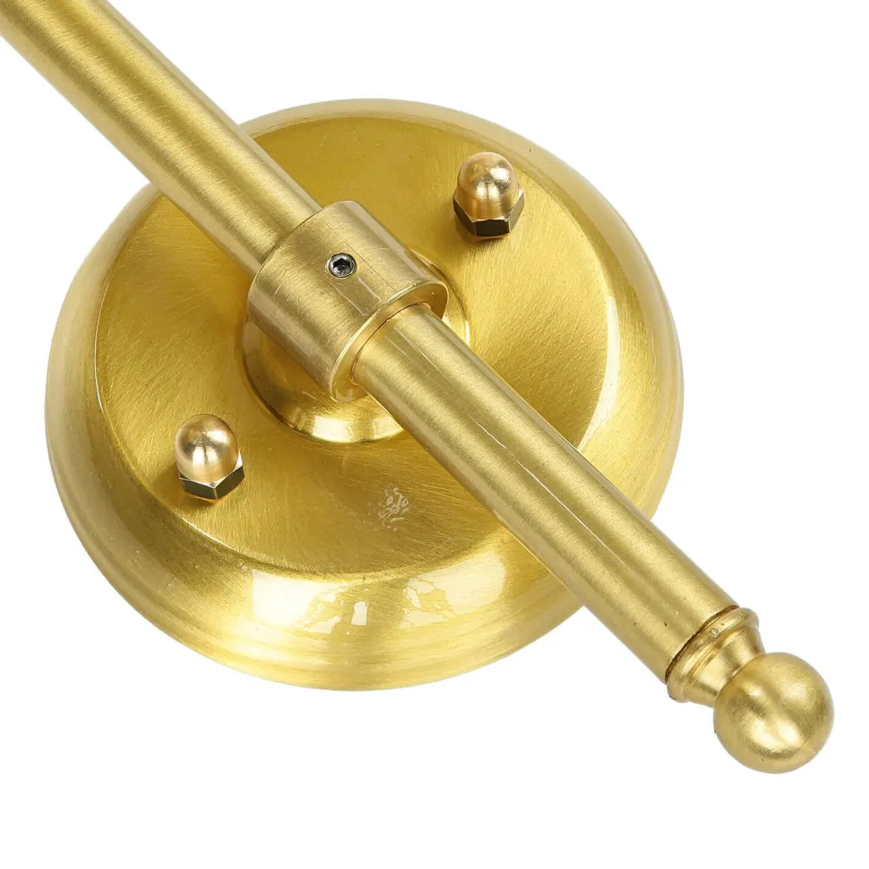 Außenwandleuchte 30cm hoch Messing Haus Maritim IP43