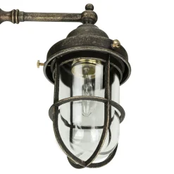Außenwandleuchte echtes Messing Maritim