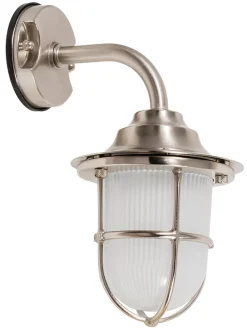 Außenwandleuchte echtes Messing Maritim IP64