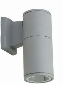 Außenwandleuchte IP54 Aluminium Grau E27 Modern DURSENS