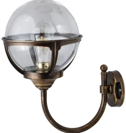 Außenwandleuchte Kugel Schirm Vintage Design Haus