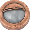 Außenwandleuchte Kupfer Echt-Messing rund IP64