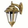 Außenwandleuchte Laterne Messing IP43 Rustikal