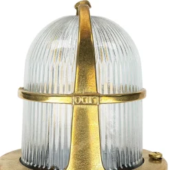 Außenwandleuchte Messing IP64 Maritim Haus SANTORIN