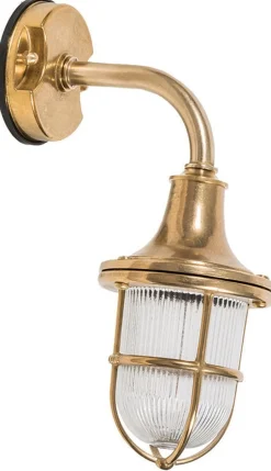 Außenwandleuchte Messing IP64 Maritim wetterfest