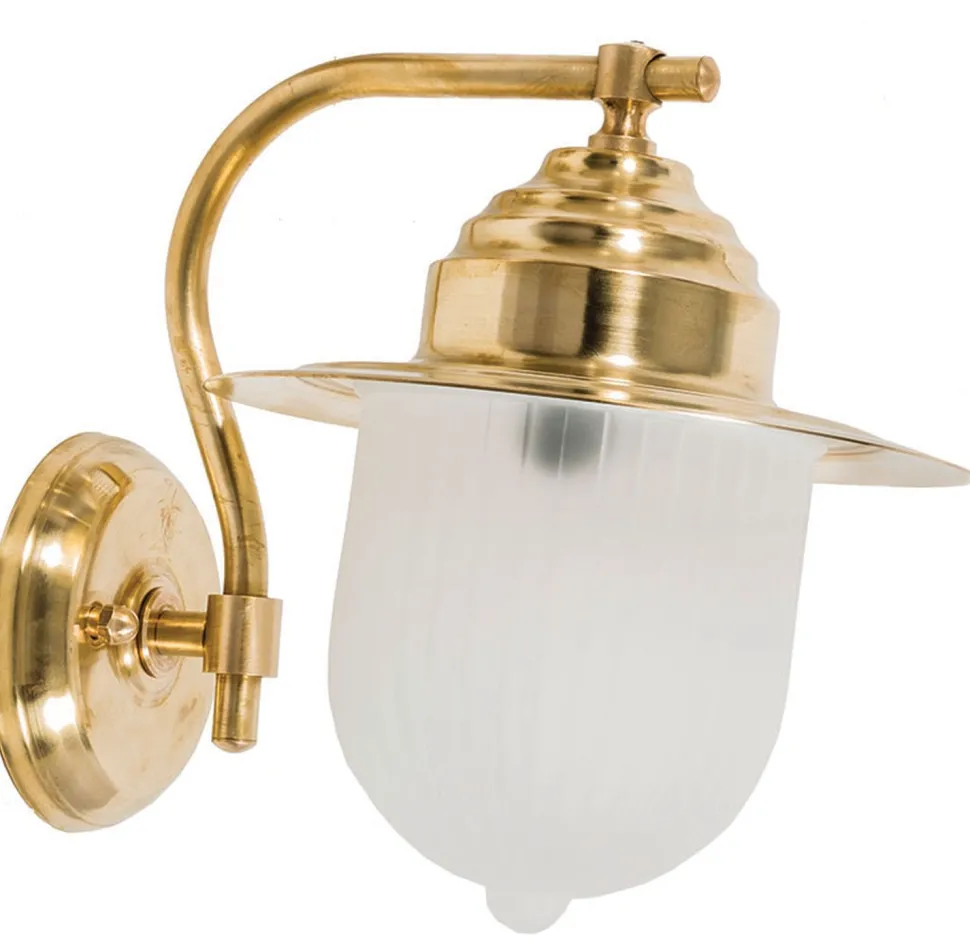 Außenwandleuchte Messing Maritim Haustür Terrasse