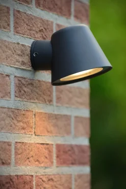 Außenwandleuchte Metall Anthrazit IP44 GU10 Garten