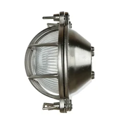 Außenwandleuchte Nickel Echt-Messing IP64 Maritim