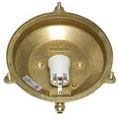 Außenwandleuchte Rund Terrasse Haus Messing Maritim