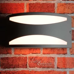 Außenwandleuchte Silber aus Aluminium E27 LIMNOS