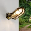 Außenwandleuchte Verstellbar aus Messing Antik