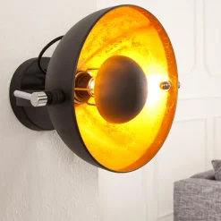 Außergewöhnliche Wandlampe Retro rund E27
