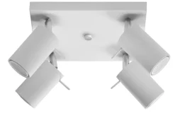 Aufbau Spotstrahler ETNA in Weiß 4-flmg