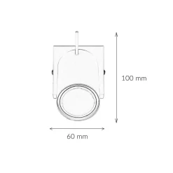 Aufbau Spotstrahler ETNA in Schwarz