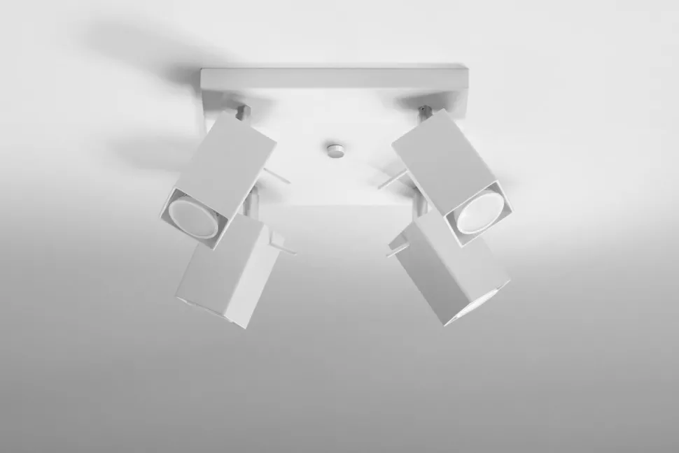 Aufbau Spotstrahler FALERIA in Weiß 4-flmg