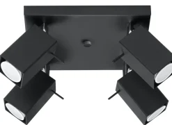 Aufbau Spotstrahler FALERIA in Schwarz 4-flmg