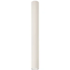Aufbauspot Metall Ø 6,5 cm H: 60 cm GU10 in Creme Modern