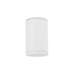 Aufbauspot Weiß Metall GU10 IP44 rund Ø6,3 cm Aufputz