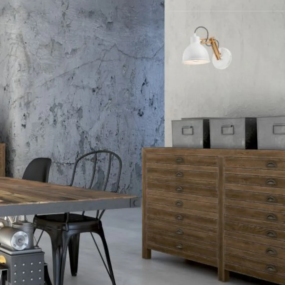 Aufbaustrahler Beleuchtung Holz Modern TIASIA