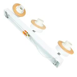 Aufbaustrahler Schwenkbar Weiß Holz Deckenstrahler