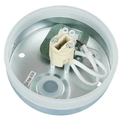 Aufbaustrahler Weiß Chrom Glas