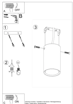 Aufputz Spot Weiß Metall rund Ø 6 cm H: 10 cm klein GU10