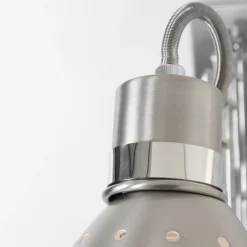 Ausziehbarer Wandspot Metall E27 dimmbar mit Stecker