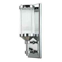 Bad Wandlampe in Chrom IP44 Design Leuchte ERVA