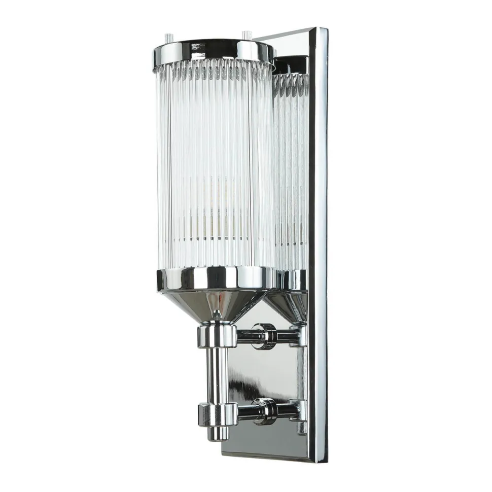 Bad Wandlampe in Chrom IP44 Design Leuchte ERVA