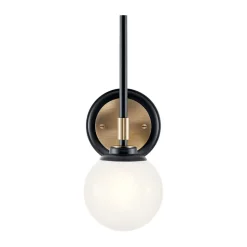 Badezimmerlampe IP44 LED G9 34,8 cm hoch Metall Glas